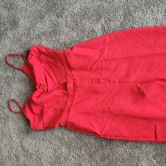 socialite red jumpsuit - Picture 4 of 7